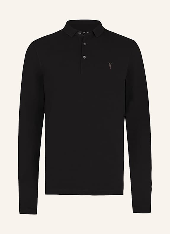 ALLSAINTS Polo piqué REFORM coupe ajustée NOIR