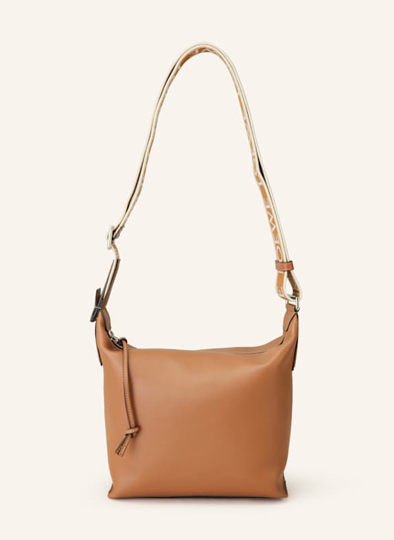 LOEWE Umhängetasche CUBI SMALL BRAUN