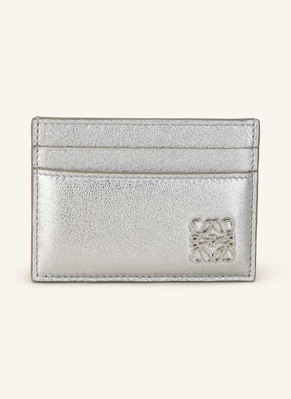 LOEWE Kartenetui PUFFER ANAGRAM SILBER