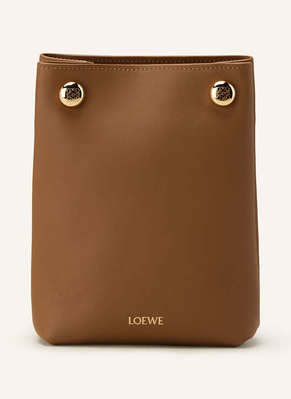 LOEWE Umhängetasche PEBBLE CAMEL