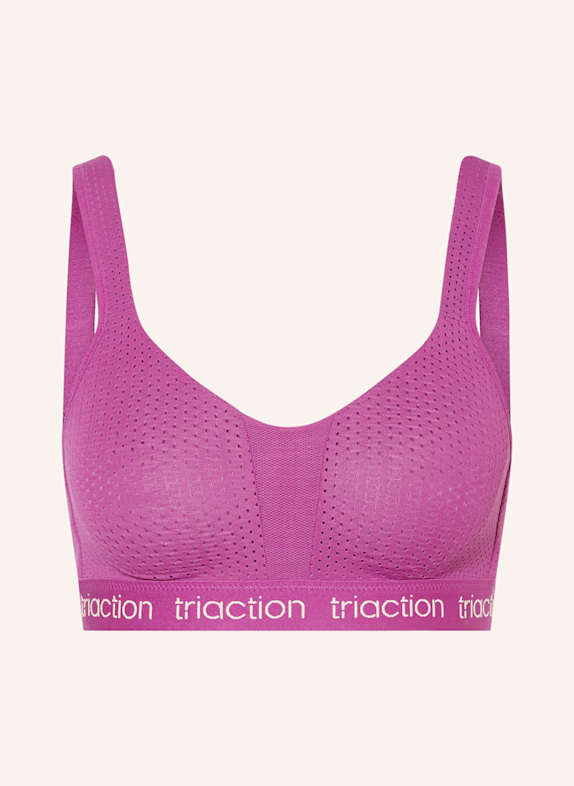 Triumph Sports bra TRIACTION ENERGY LITE with mesh FUCHSIA
