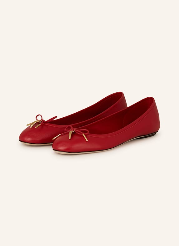 Chloé Ballerinas IRIS 636 RED FLAME