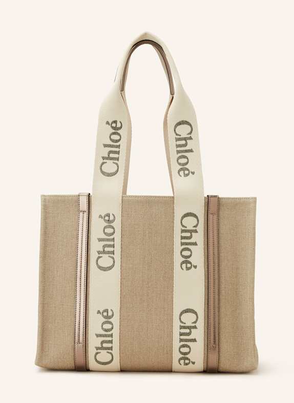 Chloé Shopper WOODY SHINY GREY