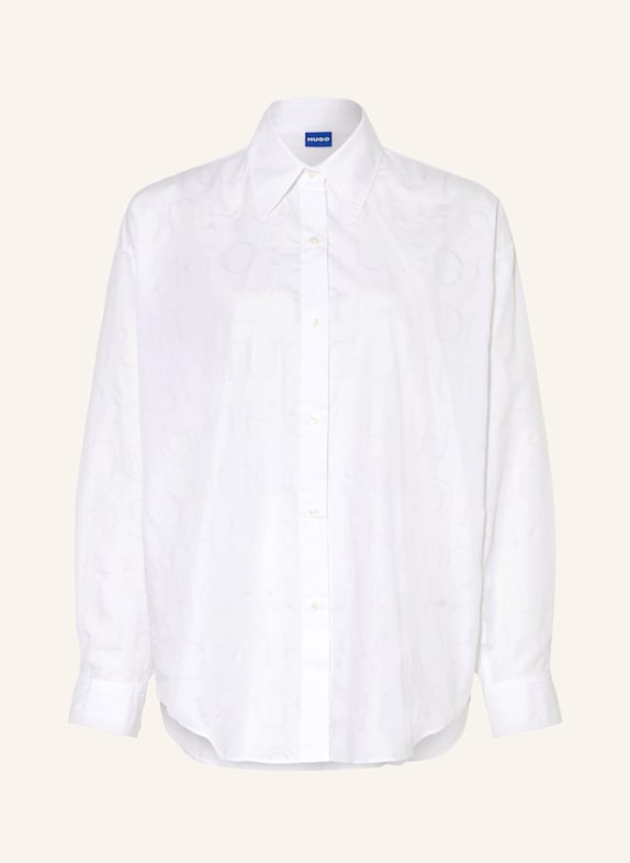 HUGO BLUE Oversized-Hemdbluse ELISANA WEISS