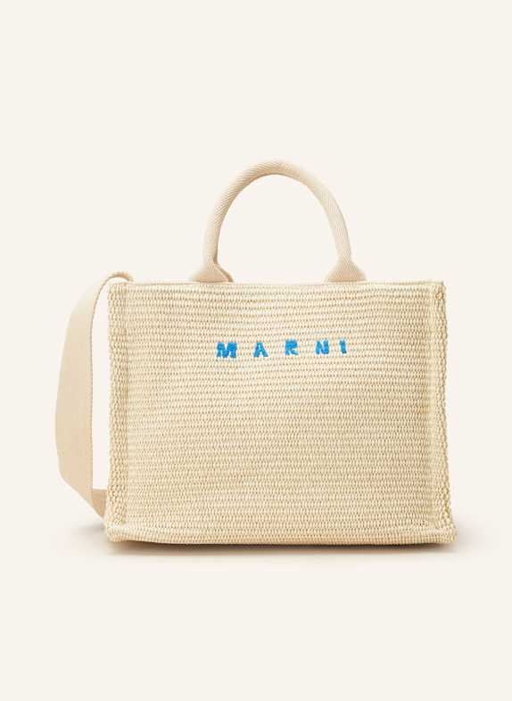 MARNI Shopper BASKET SMALL ECRU