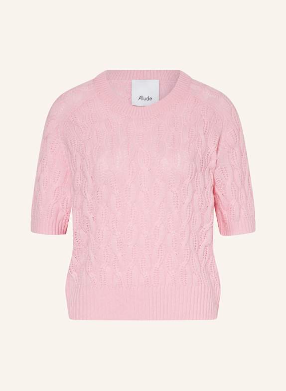 ALLUDE Strickshirt aus Cashmere ROSA