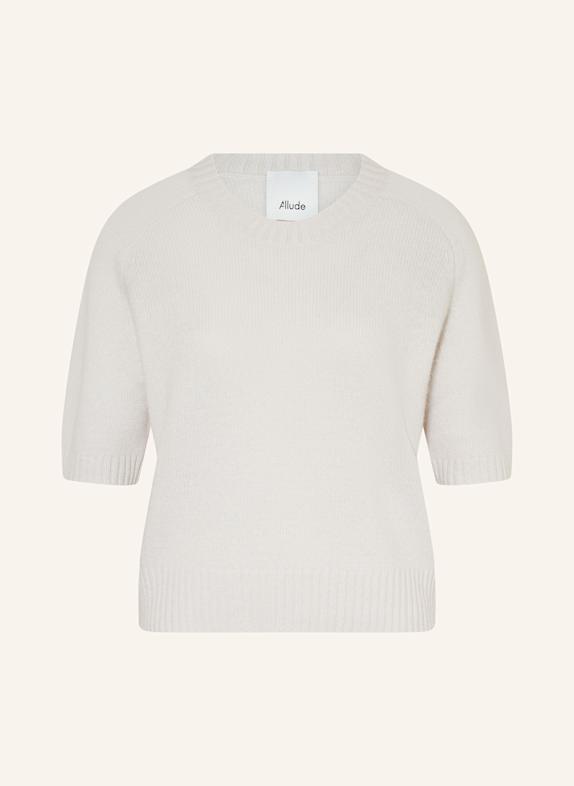 ALLUDE Cashmere-Pullover mit 3/4-Arm HELLGRAU