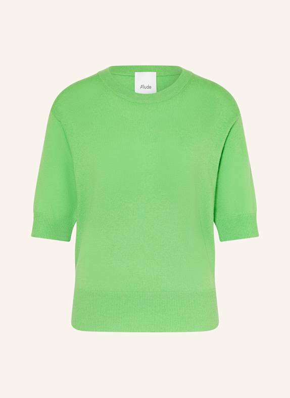 ALLUDE Strickshirt aus Cashmere GRÜN