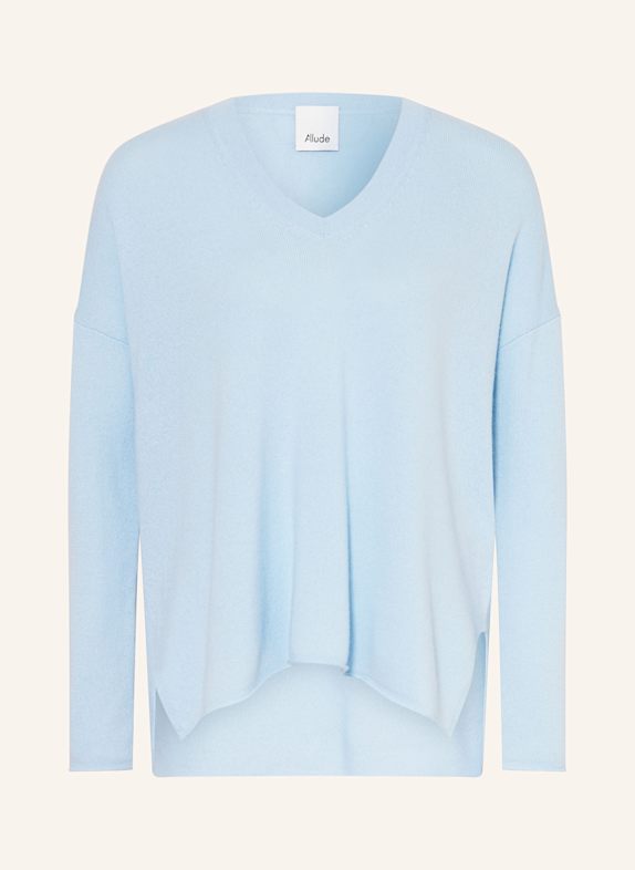 ALLUDE Cashmere-Pullover HELLBLAU