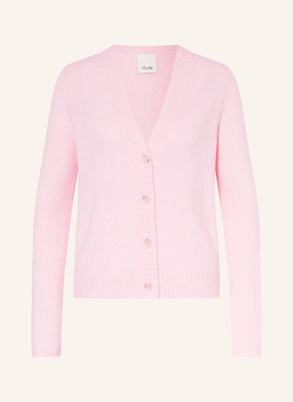 ALLUDE Strickjacke aus Cashmere ROSA