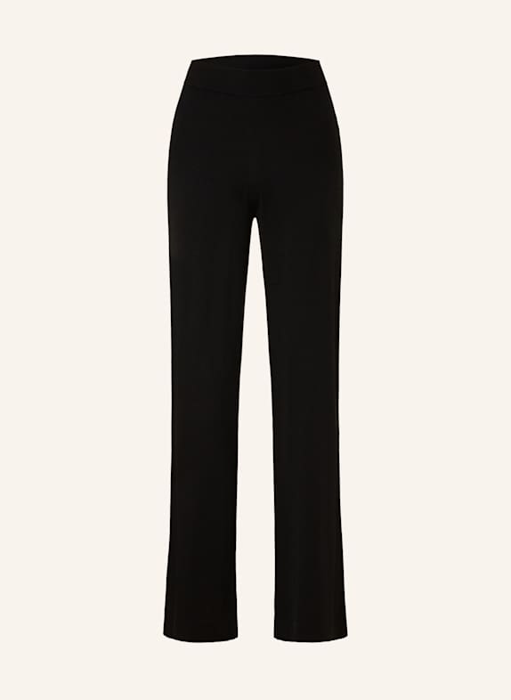 ALLUDE Strickhose mit Cashmere SCHWARZ