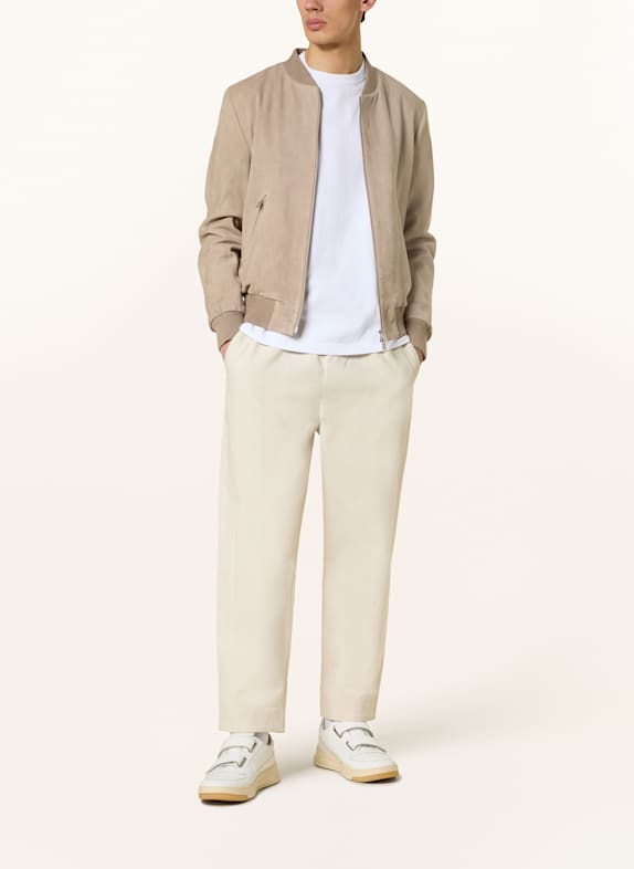 ARMA Leren blouson DIDIER BEIGE