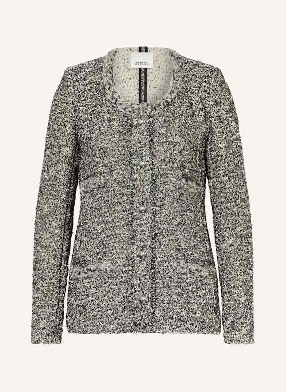 ISABEL MARANT Bouclé-Jacke GERMINA SCHWARZ/ ECRU