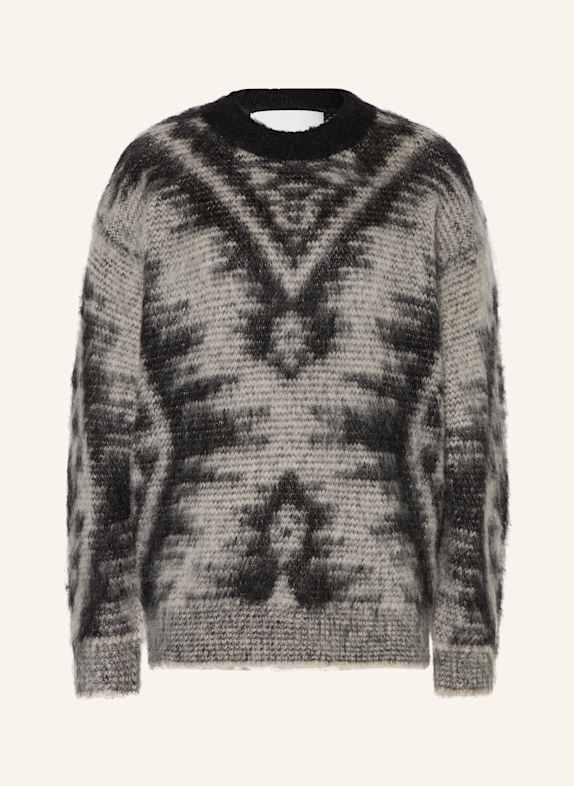 MARANT ÉTOILE Pullover FABIA mit Mohair SCHWARZ/ HELLGRAU