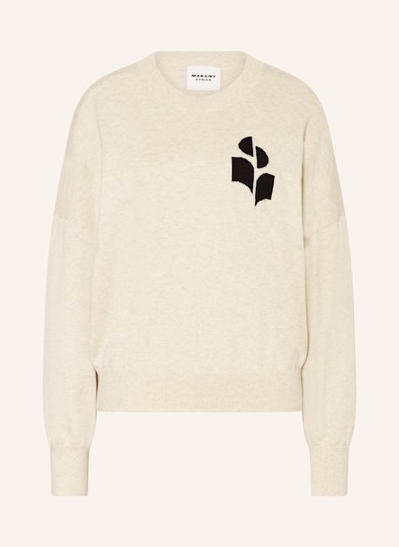 MARANT ÉTOILE Pullover MARISANS HELLGRAU/ SCHWARZ