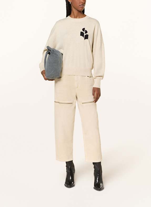 MARANT ÉTOILE Sweter MARISANS JASNOCZARY / CZARNY