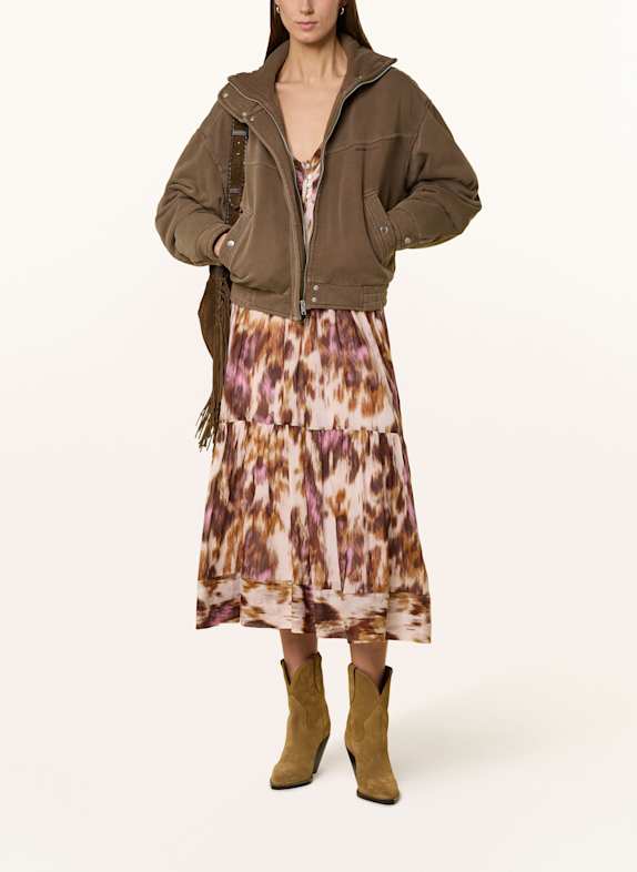 MARANT ÉTOILE Kurtka z dżerseju YANISSA KHAKI