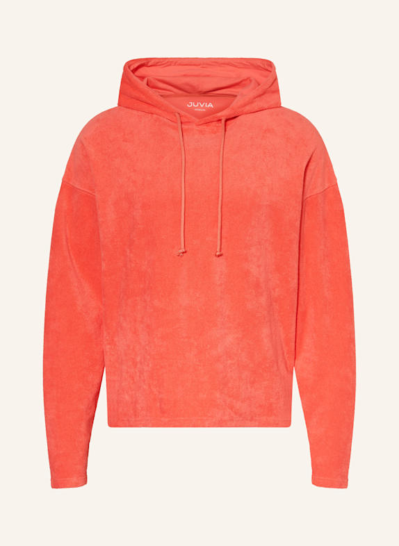 Juvia Terry cloth hoodie JASON ORANGE