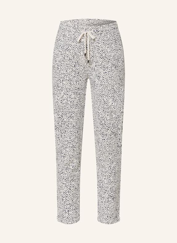 Juvia 7/8-Sweatpants MARGIE CREME/ DUNKELBLAU