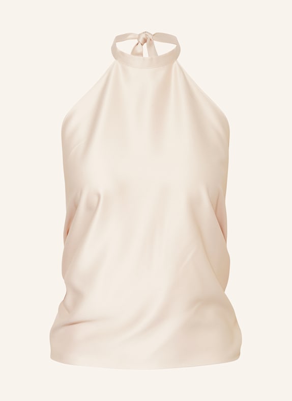 Juvia Halter neck top SISSY made of satin CREAM