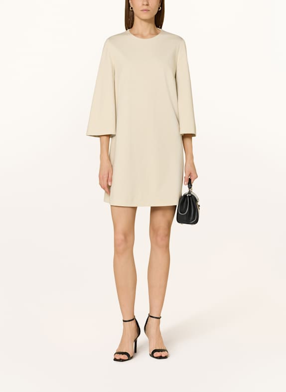 HARRIS WHARF LONDON Kleid mit 3/4-Arm CREME