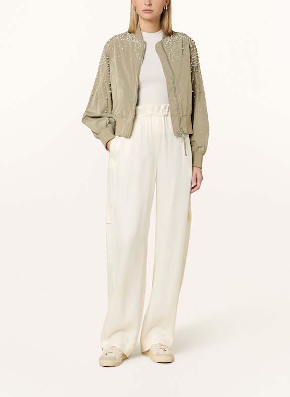 BLONDE No.8 Blouson SUSAN avec perles décoratives VERT