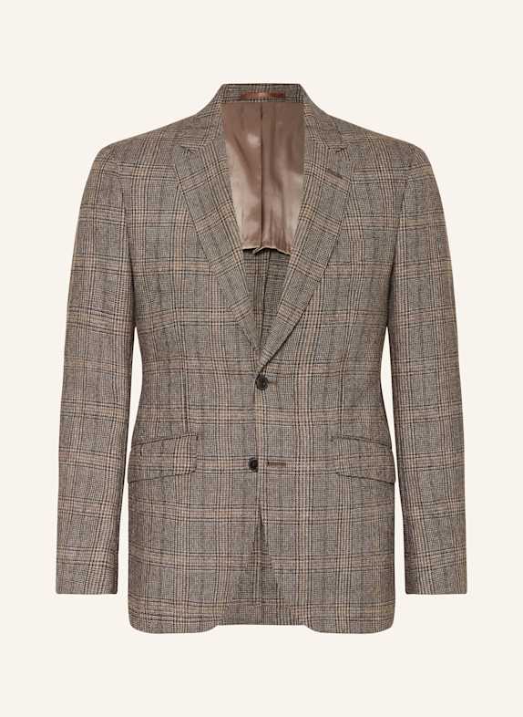 HACKETT LONDON Sakko Extra Slim Fit BRAUN/ DUNKELBRAUN/ HELLBRAUN