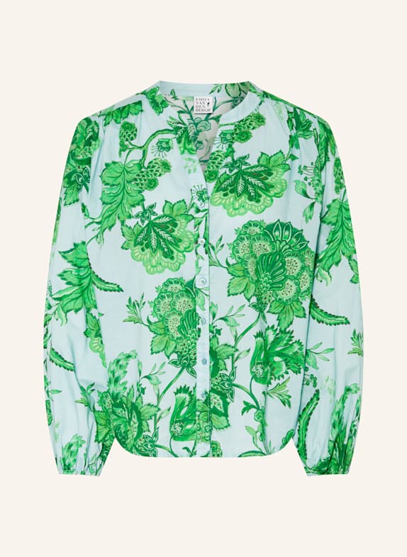 Emily VAN DEN BERGH Bluse HELLBLAU/ GRÜN