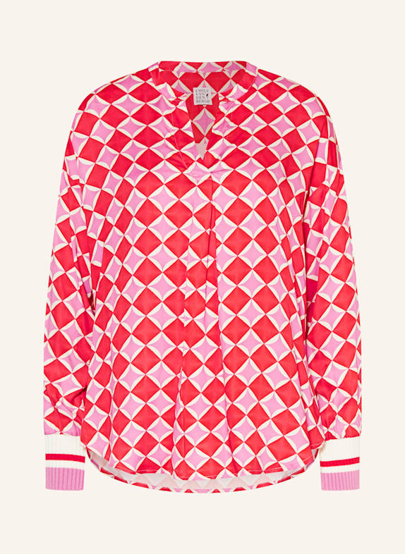 Emily VAN DEN BERGH Blusenshirt ROT/ PINK/ CREME