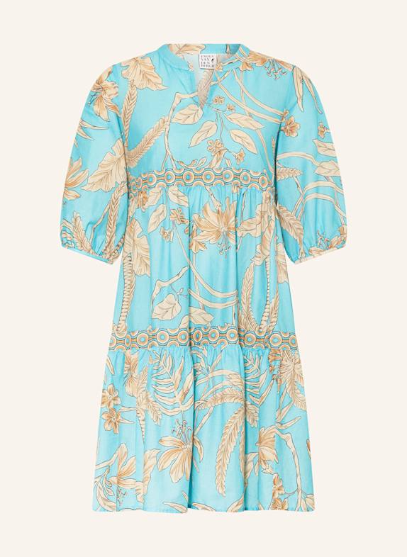 Emily VAN DEN BERGH Kleid TÜRKIS/ BEIGE
