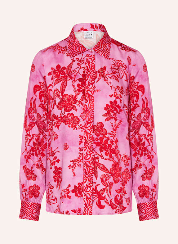 Emily VAN DEN BERGH Hemdbluse PINK/ ROT