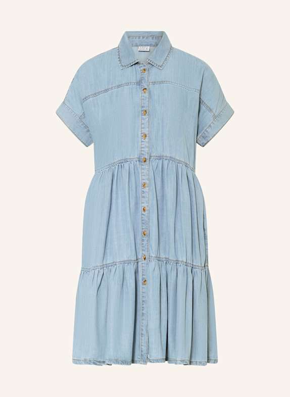 Emily VAN DEN BERGH Hemdblusenkleid in Jeansoptik 610 light denim