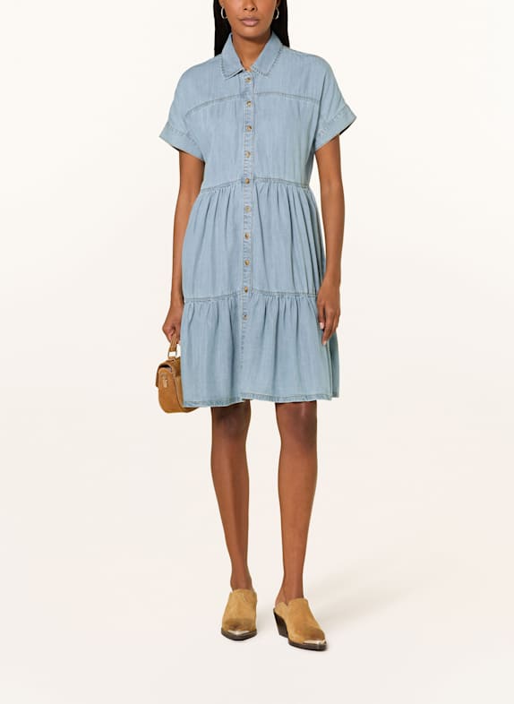 Emily VAN DEN BERGH Hemdblusenkleid in Jeansoptik 610 light denim