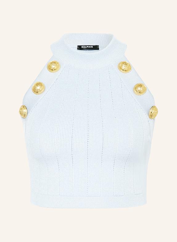 BALMAIN Cropped-Top HELLBLAU