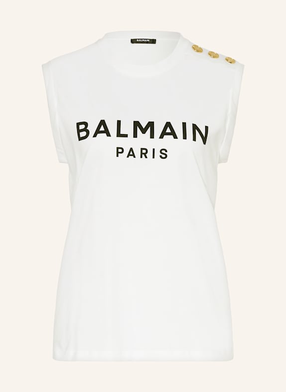 BALMAIN Top WEISS/ SCHWARZ