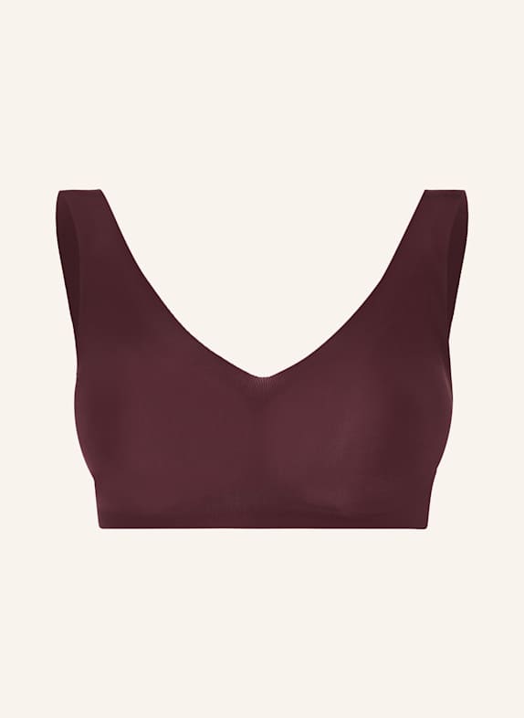 sloggi Bustier ZERO FEEL 2.0 DUNKELROT