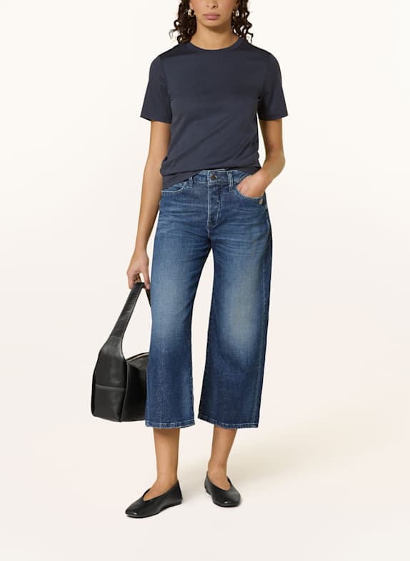 GANG Straight jeans 94JUL CROPPED 7858 worn rough denim