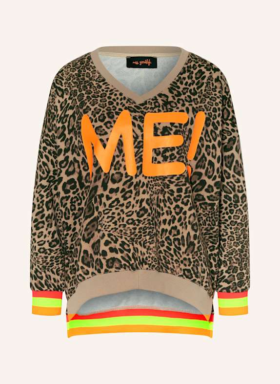 miss goodlife Sweatshirt BRAUN/ HELLBRAUN/ ORANGE