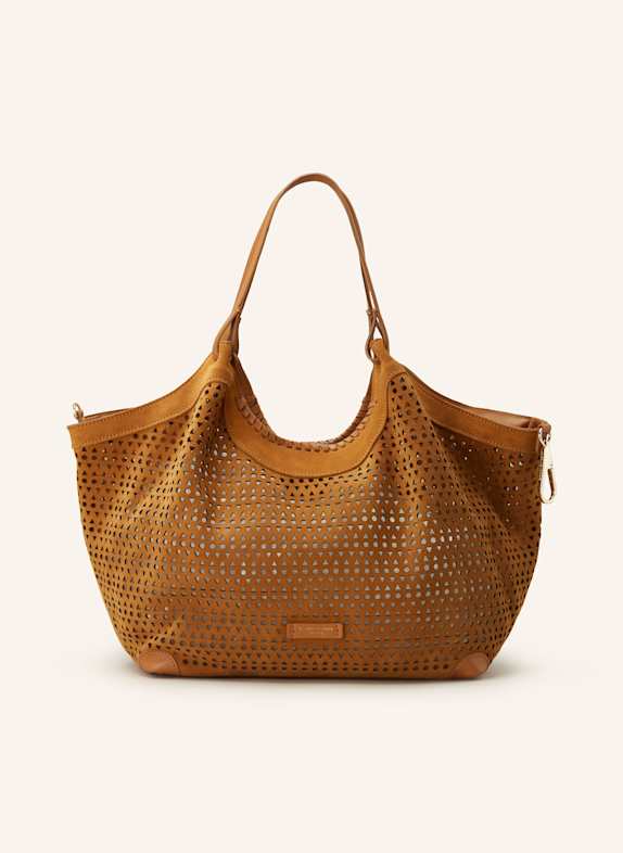 DUA XL shoulder bag with pouch XL shoulder bag with pouch COGNAC