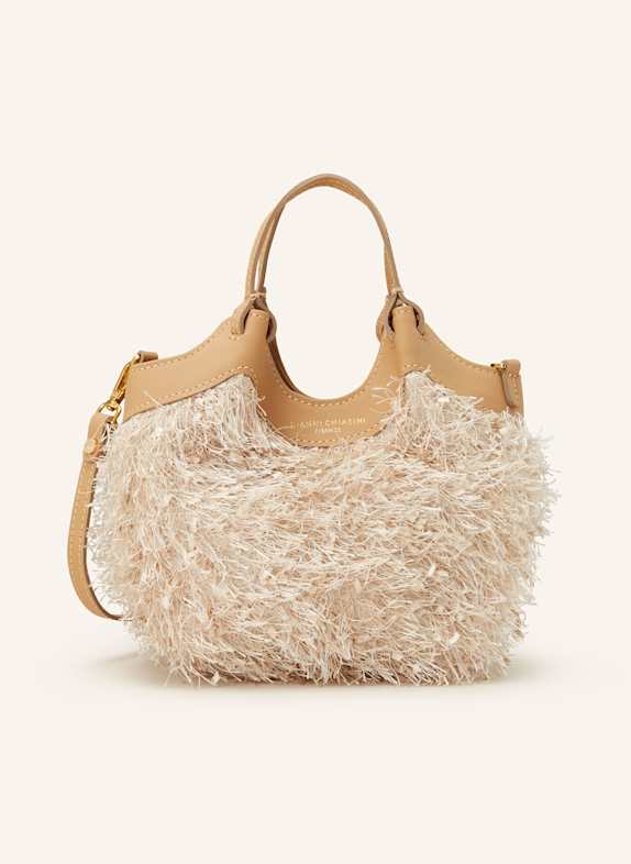 DUA XL shoulder bag with pouch MINI handbag BEIGE/ CREAM