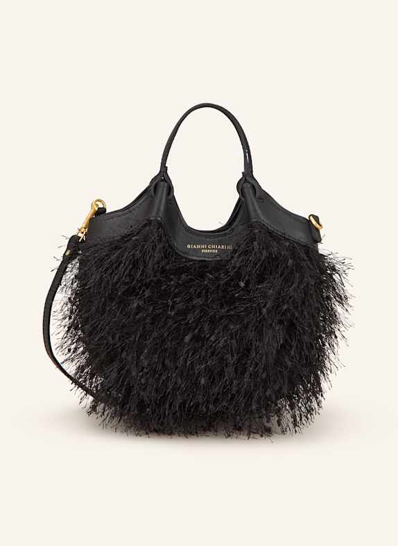 DUA XL shoulder bag with pouch MINI handbag BLACK