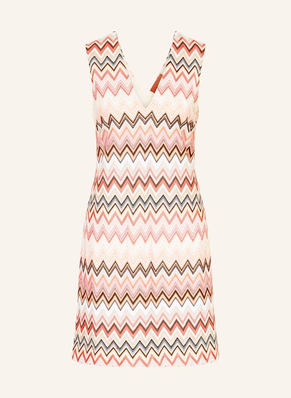 MISSONI Etuikleid CREME/ SCHWARZ/ LACHS
