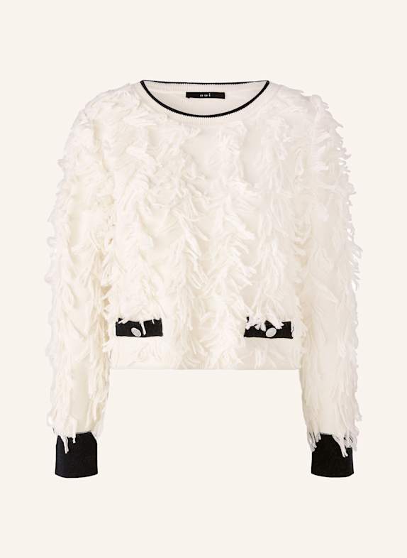 oui Sweater WHITE/ BLACK