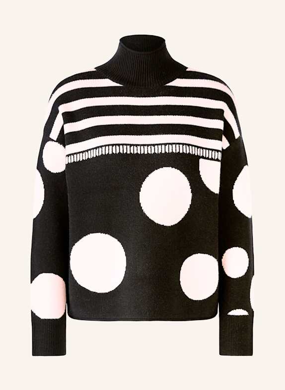 oui Pullover SCHWARZ/ CREME
