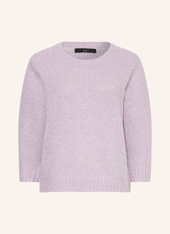 oui Pullover mit 3/4-Arm HELLLILA