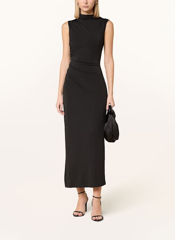 oui Jerseykleid SCHWARZ