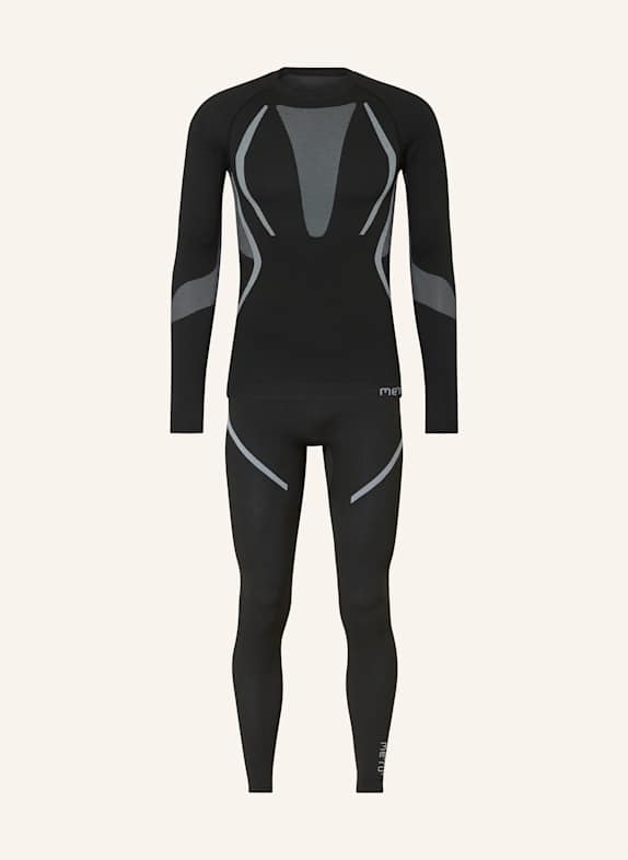 me°ru' Zestaw bielizny funkcjonalnej TUNUNAK CZARNY / JASNOCZARY