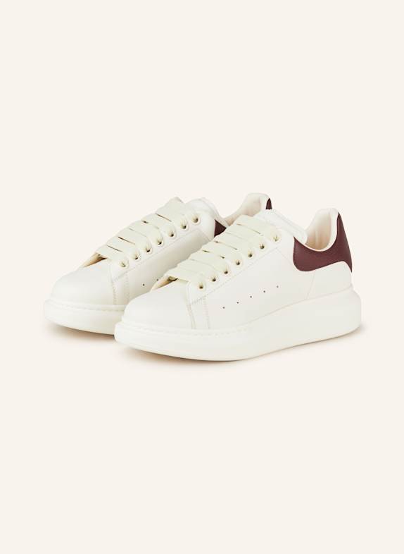 Alexander McQUEEN Sneaker WEISS/ DUNKELROT