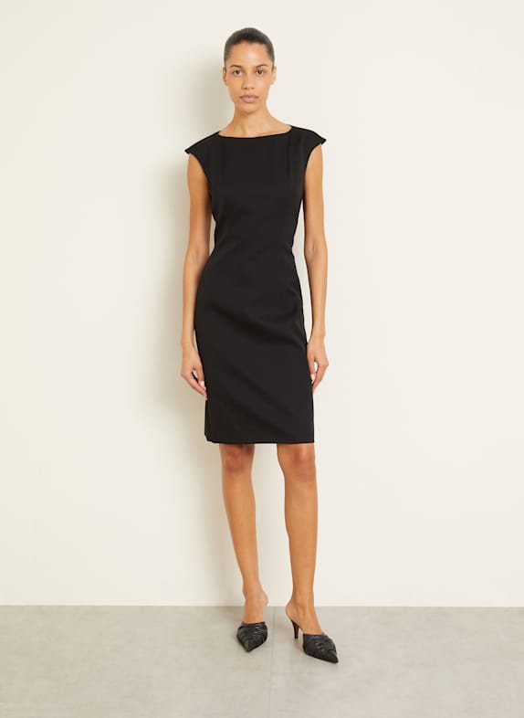 McQUEEN Etuikleid SCHWARZ