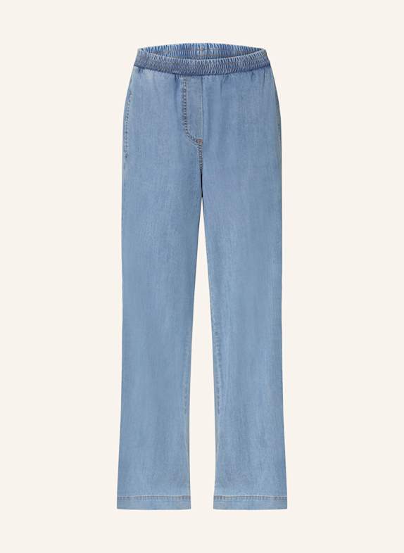 Smith & Soul Wide leg trousers in denim look LIGHT BLUE